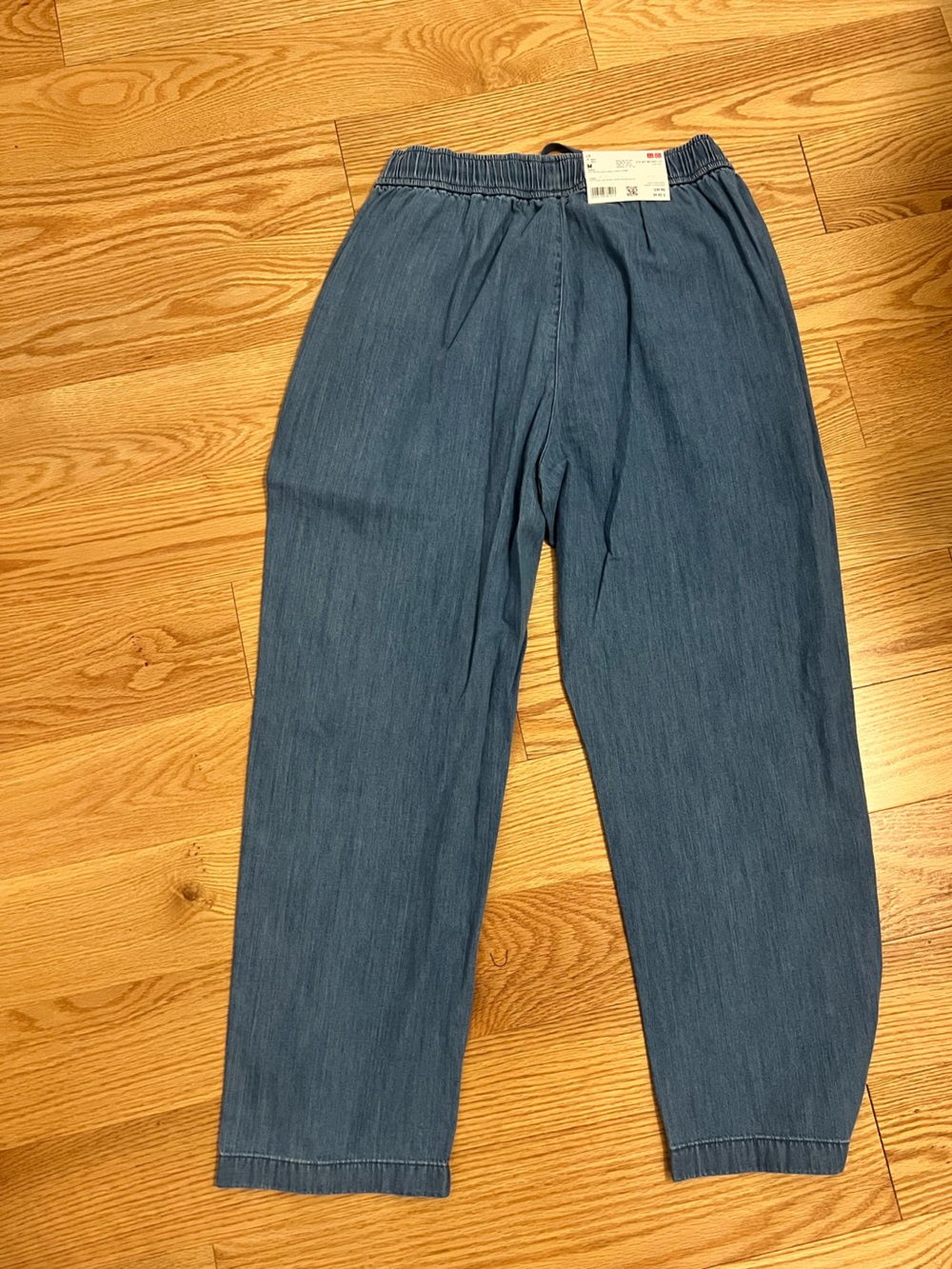Uniqlo Blue Elastic-Waist Jeans